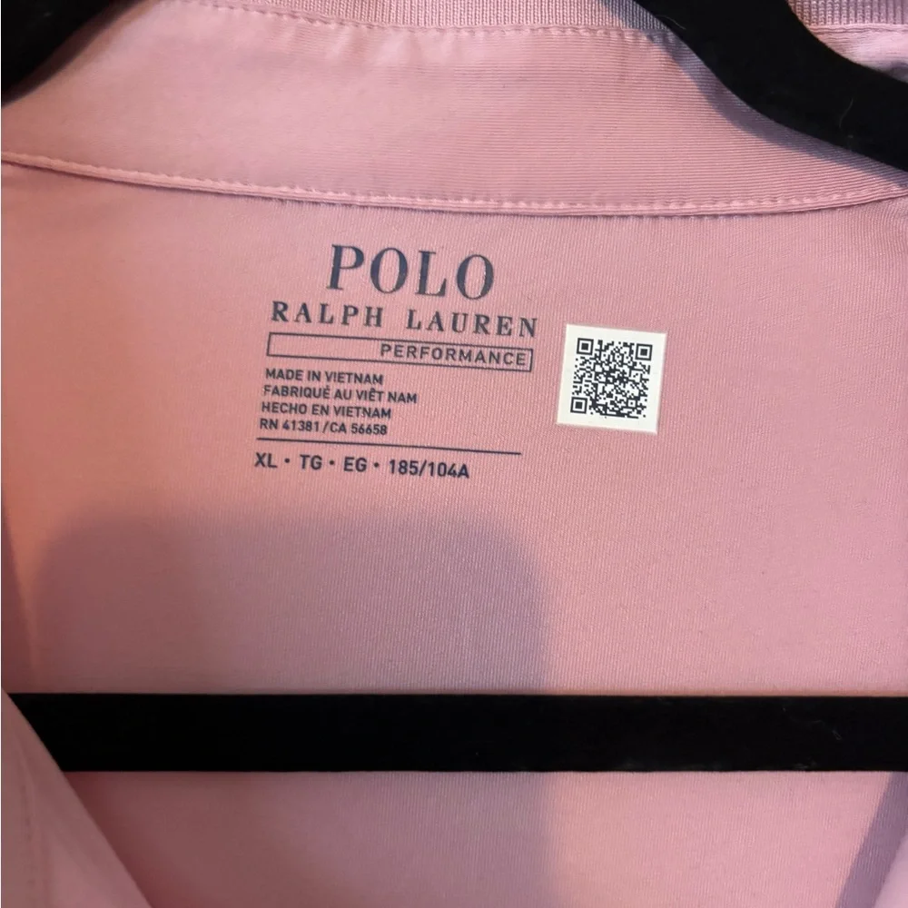 Polo by Ralph Lauren Men's Pink Performance Polo Shirt XL - Picture 3 of 5